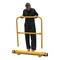 Vestil Steel Floor Stop Bollard 48 In. Length with 42 In. Height With Handrail Yellow FSBOL-48-HR - alternate 5